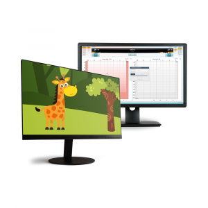 Zaslon prikazuje VRA Pure. To je programska različica vizualne ojačitvene avdiometrije (VRA), zasnovana za uporabo z računalniško nadzorovanimi avdiometri. Intuitiven uporabniški vmesnik omogoča enostavno vključevanje majhnih otrok v testiranje sluha s pomočjo vizualnih nagrad.