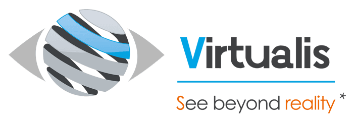 Virtualis See beyond reality logo